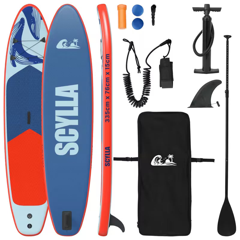 Chelsea Inflatable Stand Up Paddle Board SCYLLA 335 X 76 X 15 Cm Blue