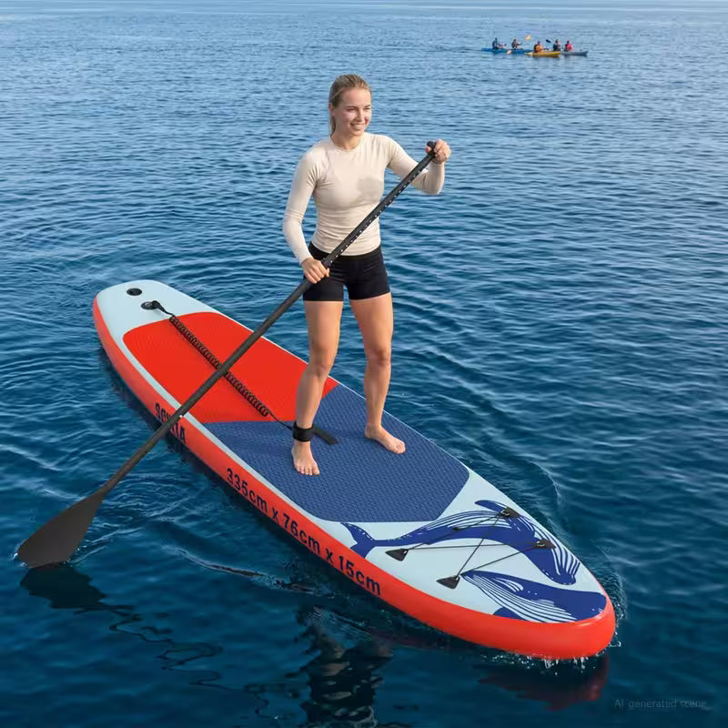 Chelsea Inflatable Stand Up Paddle Board SCYLLA 335 X 76 X 15 Cm Blue