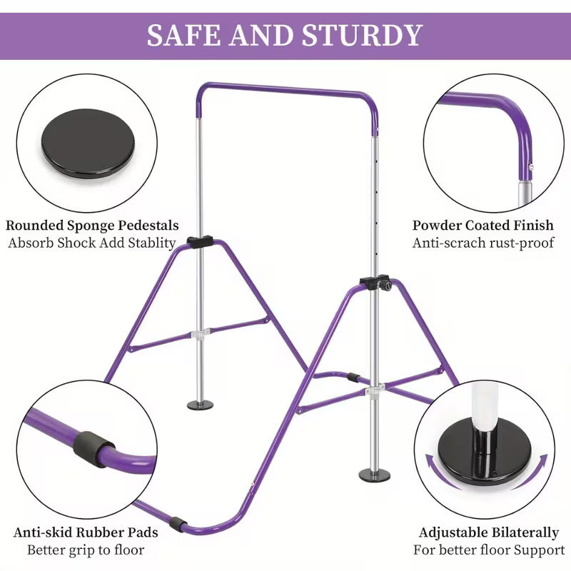 Gymnastics Bar Adjustable Gymnastics Bar Training Bar Gymnastics Equipment for Home