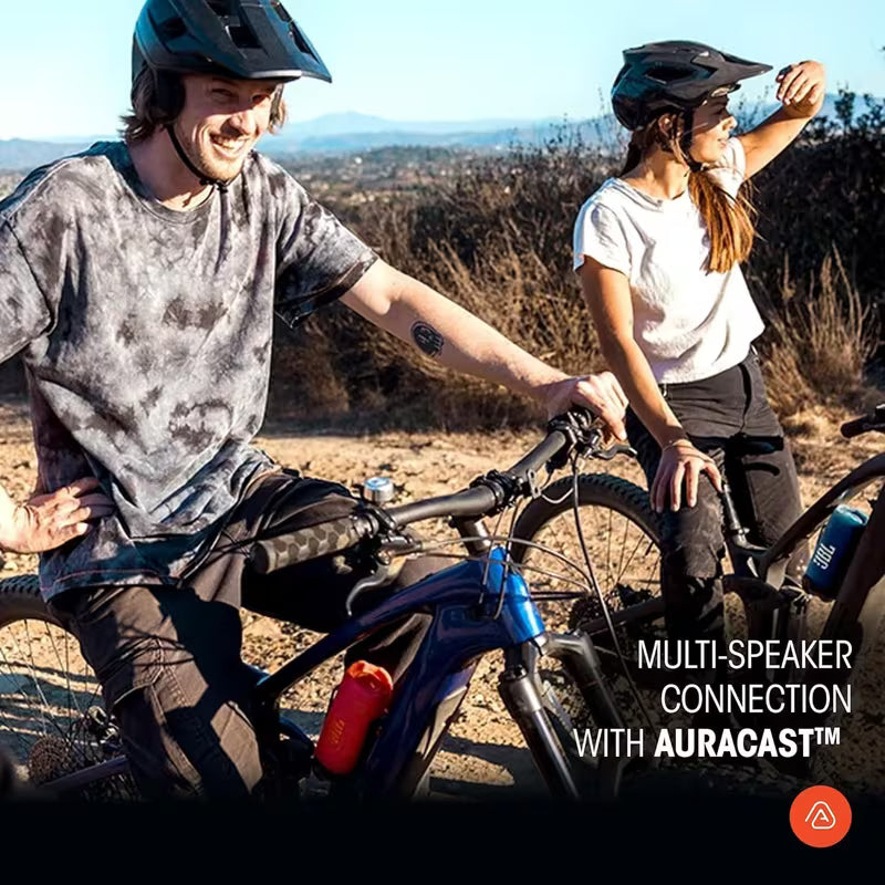 JBL Flip 7, Wireless Portable Bluetooth Speaker, 16 Hours of Playtime, IP68 Waterproof, Dustproof and Drop-Proof, Pro Sound, Auracast Multi-Speaker Connection - Available in BLACK / BLUE / PINK / PURPLE / RED / SQUAD / WHITE