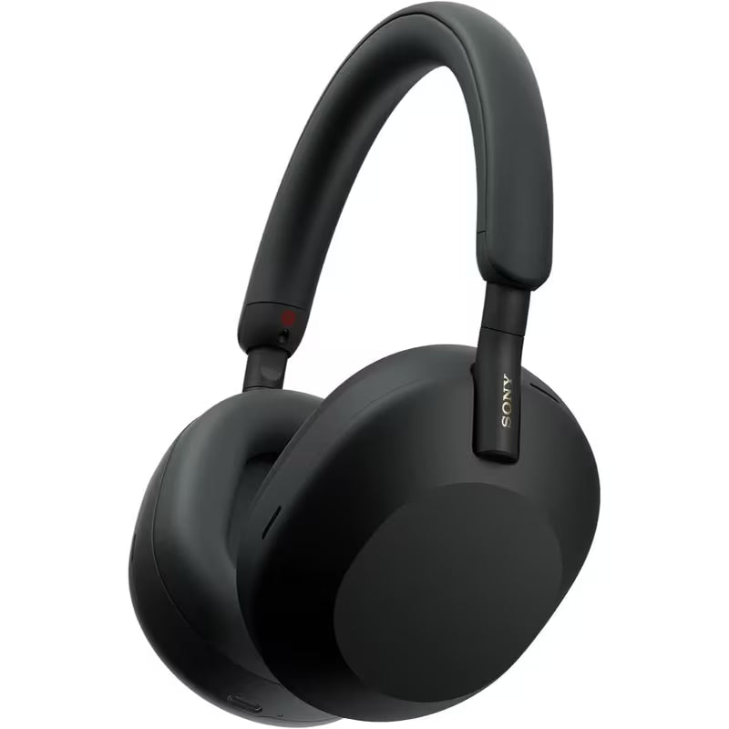 Sony WH-1000XM5 Noise Cancelling Wireless Over-Ear Headphones, B-tooth, Clear Call Quality, Hi-Res, Up to 30hr Battery Life, Quick Charge, Alexa & Google Assistant in BLACK