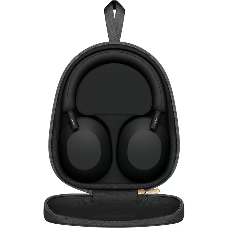 Sony WH-1000XM5 Noise Cancelling Wireless Over-Ear Headphones, B-tooth, Clear Call Quality, Hi-Res, Up to 30hr Battery Life, Quick Charge, Alexa & Google Assistant in BLACK
